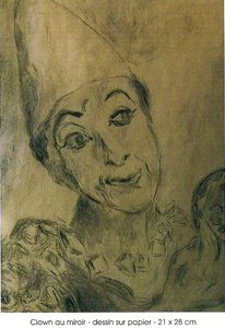 Clown au miroir