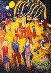 Rom circus - Huile s/toile - 92x73