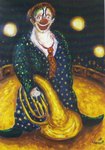Augustus musician - Huile s/toile - 65x50