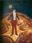 Monsieur Loyal - huile s/toile - 30x40 - 150 �
